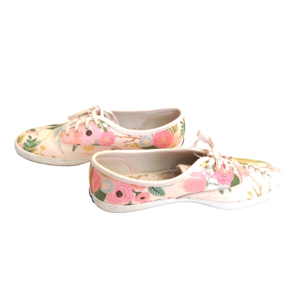 Keds Rifle Paper Company Design Coated Canvas Rubber Floral Sz. 8 M - Picture 3 of 7